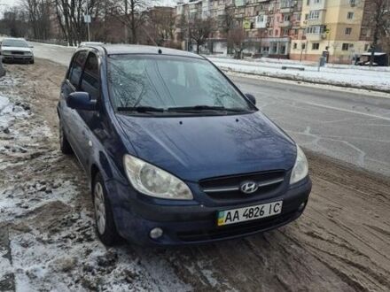 Синий Хендай Гетц, объемом двигателя 1.4 л и пробегом 182 тыс. км за 4200 $, фото 1 на Automoto.ua