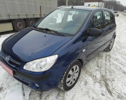 Синий Хендай Гетц, объемом двигателя 1 л и пробегом 176 тыс. км за 4500 $, фото 1 на Automoto.ua