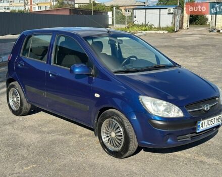 Синий Хендай Гетц, объемом двигателя 1.4 л и пробегом 190 тыс. км за 5700 $, фото 1 на Automoto.ua