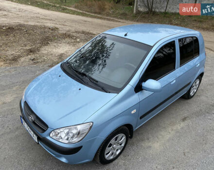 Синий Хендай Гетц, объемом двигателя 1.4 л и пробегом 77 тыс. км за 6799 $, фото 1 на Automoto.ua