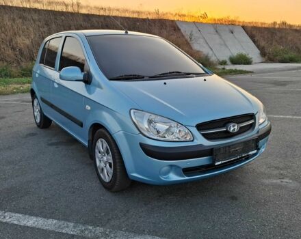 Синий Хендай Гетц, объемом двигателя 1.4 л и пробегом 122 тыс. км за 6900 $, фото 1 на Automoto.ua