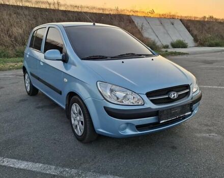 Синий Хендай Гетц, объемом двигателя 1.4 л и пробегом 122 тыс. км за 6900 $, фото 1 на Automoto.ua