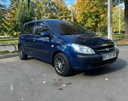 Синий Хендай Гетц, объемом двигателя 1.4 л и пробегом 141 тыс. км за 6500 $, фото 1 на Automoto.ua