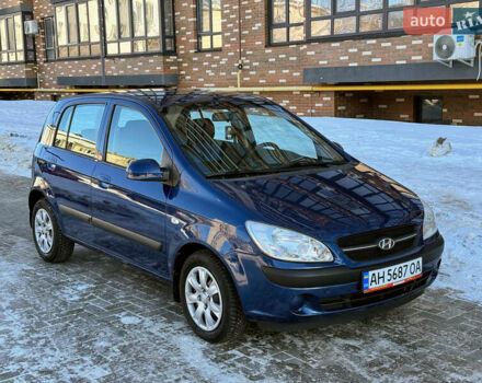 Синий Хендай Гетц, объемом двигателя 1.4 л и пробегом 119 тыс. км за 6990 $, фото 1 на Automoto.ua