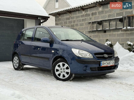 Синий Хендай Гетц, объемом двигателя 1.4 л и пробегом 118 тыс. км за 6700 $, фото 1 на Automoto.ua