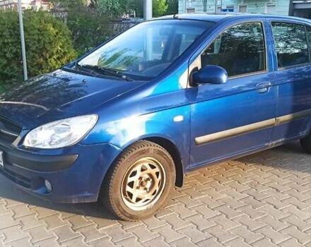 Синий Хендай Гетц, объемом двигателя 1.6 л и пробегом 240 тыс. км за 6000 $, фото 1 на Automoto.ua
