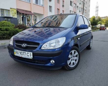 Синий Хендай Гетц, объемом двигателя 1.4 л и пробегом 185 тыс. км за 6123 $, фото 1 на Automoto.ua