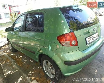 Зеленый Хендай Гетц, объемом двигателя 1.3 л и пробегом 230 тыс. км за 3800 $, фото 2 на Automoto.ua