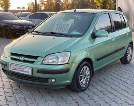 Зеленый Хендай Гетц, объемом двигателя 1.3 л и пробегом 170 тыс. км за 4600 $, фото 2 на Automoto.ua