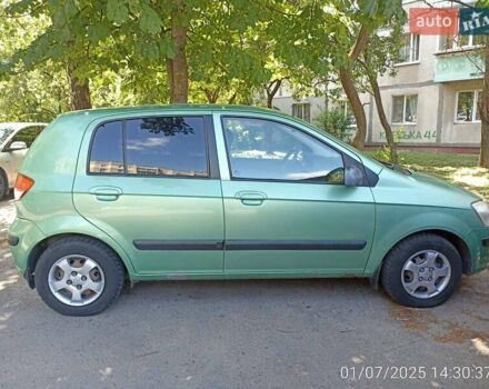 Зеленый Хендай Гетц, объемом двигателя 1.3 л и пробегом 230 тыс. км за 3800 $, фото 5 на Automoto.ua