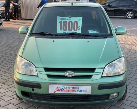 Зеленый Хендай Гетц, объемом двигателя 1.3 л и пробегом 170 тыс. км за 4600 $, фото 1 на Automoto.ua