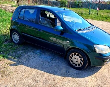 Зеленый Хендай Гетц, объемом двигателя 1.3 л и пробегом 220 тыс. км за 3600 $, фото 2 на Automoto.ua
