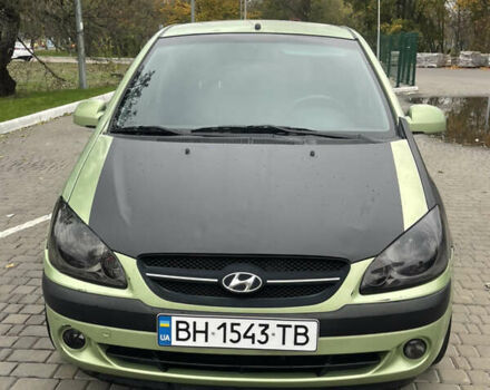 Зеленый Хендай Гетц, объемом двигателя 1.4 л и пробегом 165 тыс. км за 3400 $, фото 1 на Automoto.ua