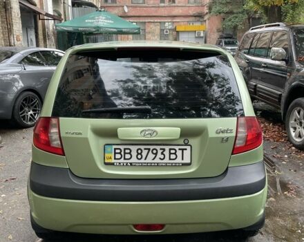 Зеленый Хендай Гетц, объемом двигателя 1.4 л и пробегом 218 тыс. км за 3500 $, фото 3 на Automoto.ua