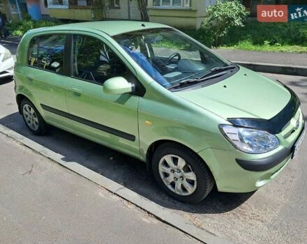 Зеленый Хендай Гетц, объемом двигателя 1.4 л и пробегом 163 тыс. км за 6000 $, фото 1 на Automoto.ua