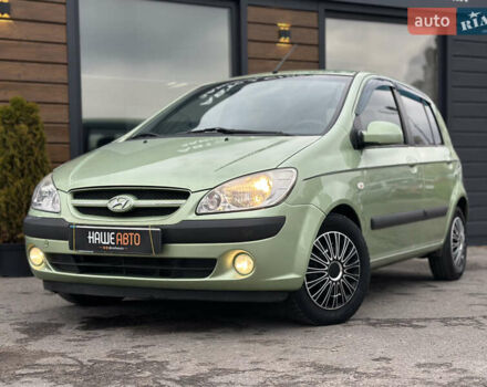 Зеленый Хендай Гетц, объемом двигателя 1.4 л и пробегом 132 тыс. км за 4650 $, фото 2 на Automoto.ua