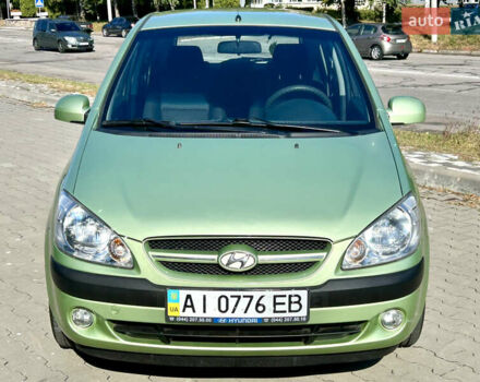 Зеленый Хендай Гетц, объемом двигателя 1.4 л и пробегом 194 тыс. км за 5900 $, фото 1 на Automoto.ua