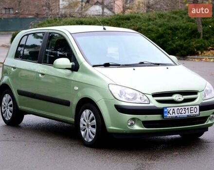 Зеленый Хендай Гетц, объемом двигателя 1.4 л и пробегом 230 тыс. км за 5700 $, фото 1 на Automoto.ua