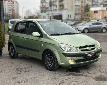 Зеленый Хендай Гетц, объемом двигателя 1.4 л и пробегом 132 тыс. км за 4600 $, фото 2 на Automoto.ua