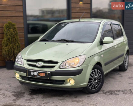 Зеленый Хендай Гетц, объемом двигателя 1.4 л и пробегом 132 тыс. км за 4650 $, фото 1 на Automoto.ua
