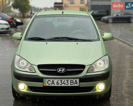 Зеленый Хендай Гетц, объемом двигателя 1.4 л и пробегом 179 тыс. км за 5800 $, фото 2 на Automoto.ua