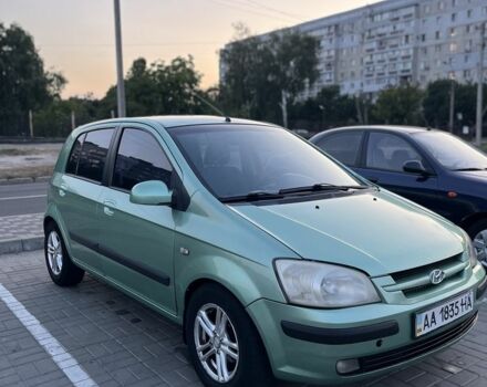 Зеленый Хендай Гетц, объемом двигателя 1.4 л и пробегом 400 тыс. км за 2600 $, фото 2 на Automoto.ua
