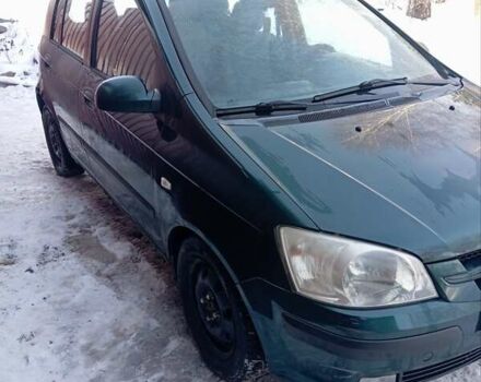Зеленый Хендай Гетц, объемом двигателя 1.3 л и пробегом 240 тыс. км за 2500 $, фото 1 на Automoto.ua