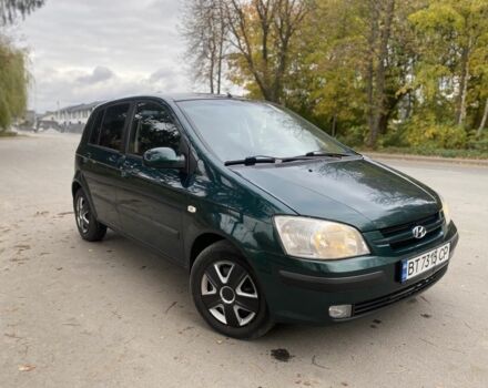 Зеленый Хендай Гетц, объемом двигателя 1.3 л и пробегом 212 тыс. км за 2950 $, фото 1 на Automoto.ua