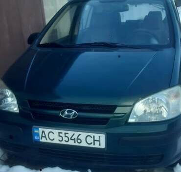 Зеленый Хендай Гетц, объемом двигателя 1.34 л и пробегом 250 тыс. км за 2950 $, фото 1 на Automoto.ua