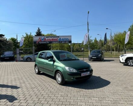 Зеленый Хендай Гетц, объемом двигателя 1.3 л и пробегом 195 тыс. км за 5900 $, фото 1 на Automoto.ua
