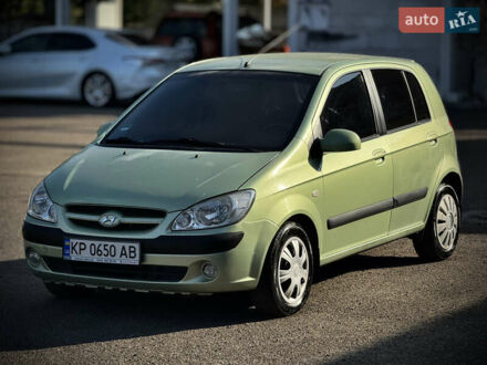 Зелений Хендай Гетц, об'ємом двигуна 1.4 л та пробігом 200 тис. км за 5700 $, фото 1 на Automoto.ua
