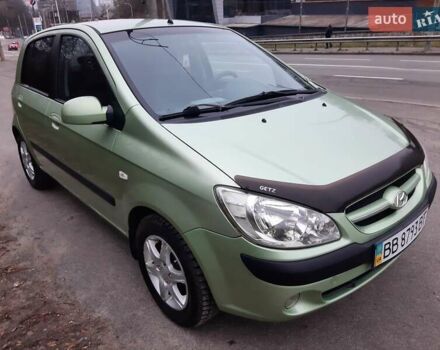 Зеленый Хендай Гетц, объемом двигателя 1.4 л и пробегом 218 тыс. км за 3900 $, фото 1 на Automoto.ua