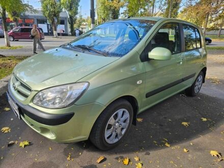 Зеленый Хендай Гетц, объемом двигателя 1.4 л и пробегом 173 тыс. км за 4000 $, фото 1 на Automoto.ua