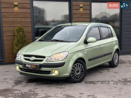 Зеленый Хендай Гетц, объемом двигателя 1.4 л и пробегом 132 тыс. км за 4650 $, фото 1 на Automoto.ua