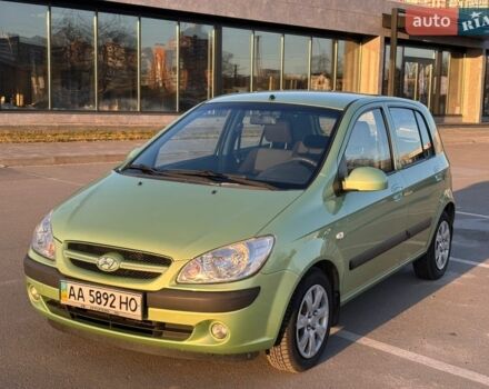 Зеленый Хендай Гетц, объемом двигателя 1.6 л и пробегом 124 тыс. км за 5800 $, фото 1 на Automoto.ua