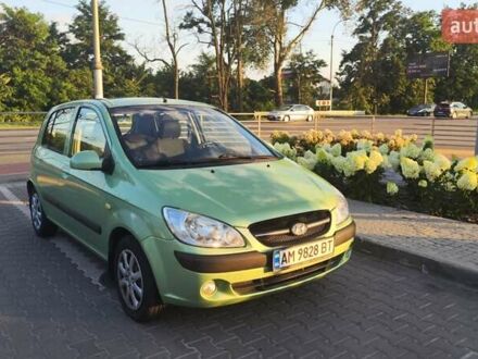 Зеленый Хендай Гетц, объемом двигателя 1.4 л и пробегом 120 тыс. км за 6800 $, фото 1 на Automoto.ua
