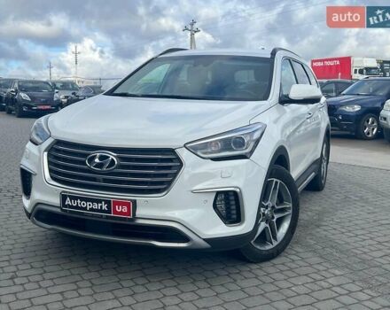Белый Хендай Гранд Санта Фе, объемом двигателя 2.2 л и пробегом 124 тыс. км за 32580 $, фото 1 на Automoto.ua
