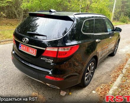 Черный Хендай Гранд Санта Фе, объемом двигателя 2.2 л и пробегом 217 тыс. км за 15990 $, фото 2 на Automoto.ua