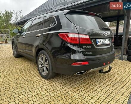 Черный Хендай Гранд Санта Фе, объемом двигателя 2.2 л и пробегом 215 тыс. км за 18999 $, фото 2 на Automoto.ua