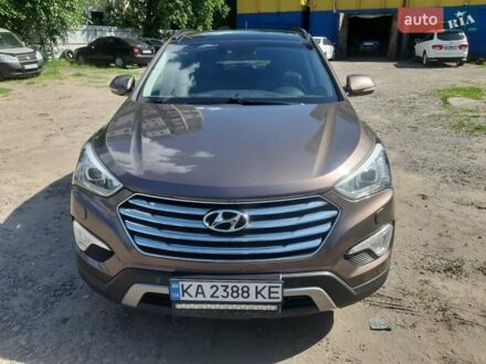 Хендай Гранд Санта Фє 2014 у Києві на Automoto.ua Коричневий Хендай Гранд Санта Фє, об'ємом двигуна 2.2 л та пробігом 210 тис. км за 21000 $, фото 1 на Automoto.ua