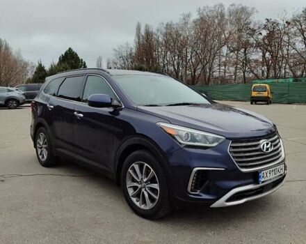 Синий Хендай Гранд Санта Фе, объемом двигателя 3.34 л и пробегом 50 тыс. км за 20000 $, фото 1 на Automoto.ua
