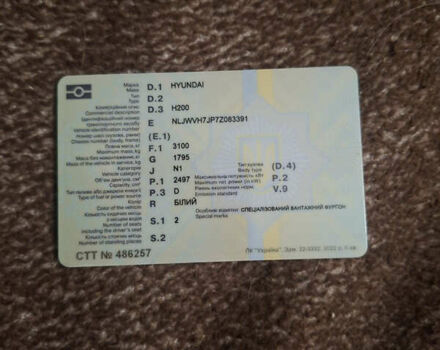 Білий Хендай Н 200, об'ємом двигуна 2.5 л та пробігом 281 тис. км за 5000 $, фото 4 на Automoto.ua