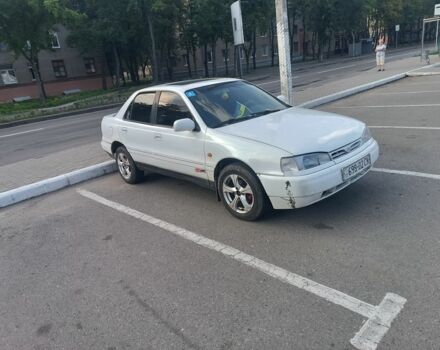 Белый Хендай Лантра, объемом двигателя 1.5 л и пробегом 200 тыс. км за 783 $, фото 1 на Automoto.ua