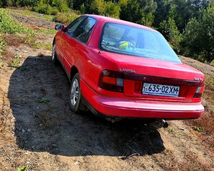 Червоний Хендай Лантра, об'ємом двигуна 1.6 л та пробігом 240 тис. км за 1200 $, фото 1 на Automoto.ua