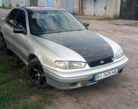Серый Хендай Лантра, объемом двигателя 1.6 л и пробегом 260 тыс. км за 800 $, фото 1 на Automoto.ua