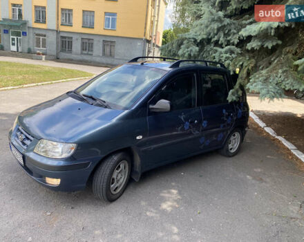 Синий Хендай Матрикс, объемом двигателя 1.6 л и пробегом 228 тыс. км за 3350 $, фото 3 на Automoto.ua