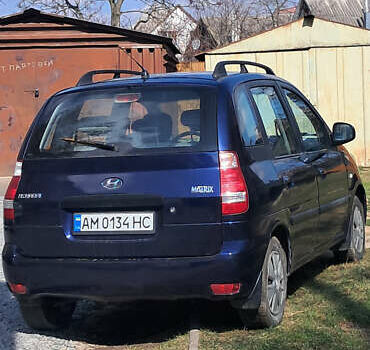 Синий Хендай Матрикс, объемом двигателя 1.6 л и пробегом 247 тыс. км за 4200 $, фото 4 на Automoto.ua