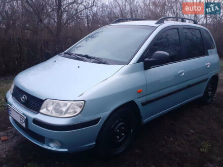 Синий Хендай Матрикс, объемом двигателя 1.6 л и пробегом 374 тыс. км за 2700 $, фото 1 на Automoto.ua