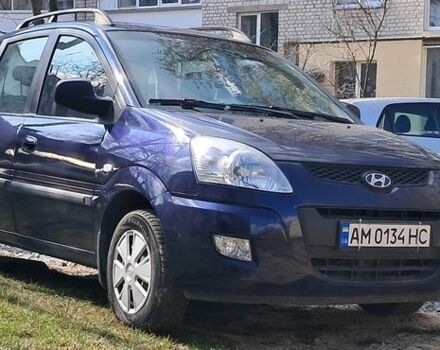 Синий Хендай Матрикс, объемом двигателя 1.6 л и пробегом 247 тыс. км за 3900 $, фото 1 на Automoto.ua