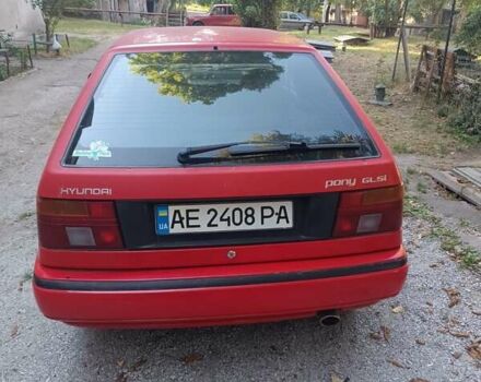 Красный Хендай Пони, объемом двигателя 1.5 л и пробегом 180 тыс. км за 1400 $, фото 16 на Automoto.ua